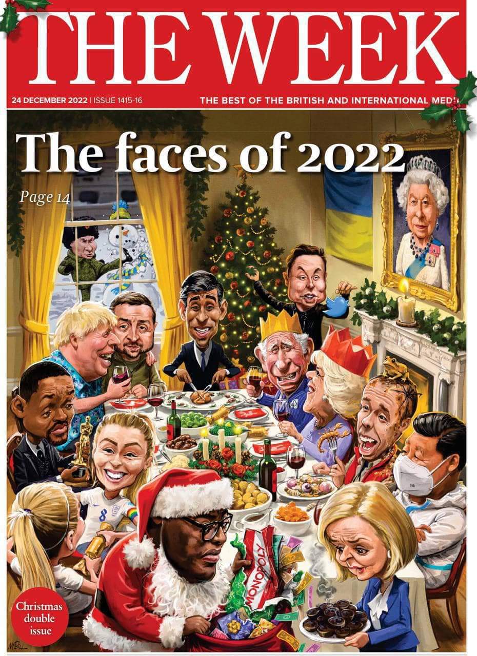 THE WEEK 24 DECEMBER 2022 | ISSUE 1415-16 THE BEST OF THE BRITISH AND INTERNATIONAL MED: The faces of 2022m Page 14 8 MONOPOLY Christmas double issue